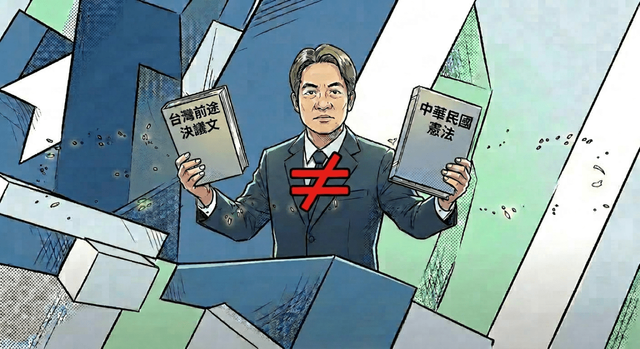 【總統愛混淆_台灣前途決議文不是憲法條文】