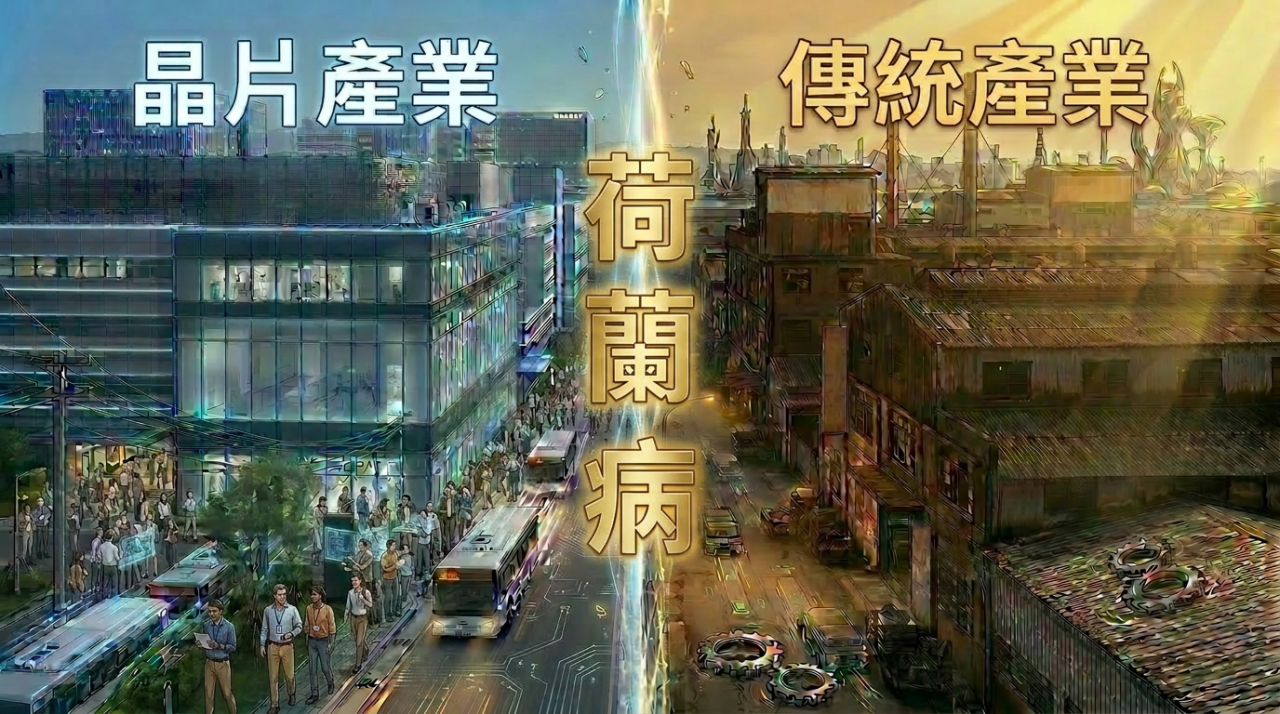 【學者真心話_台灣經濟傾斜的荷蘭病】